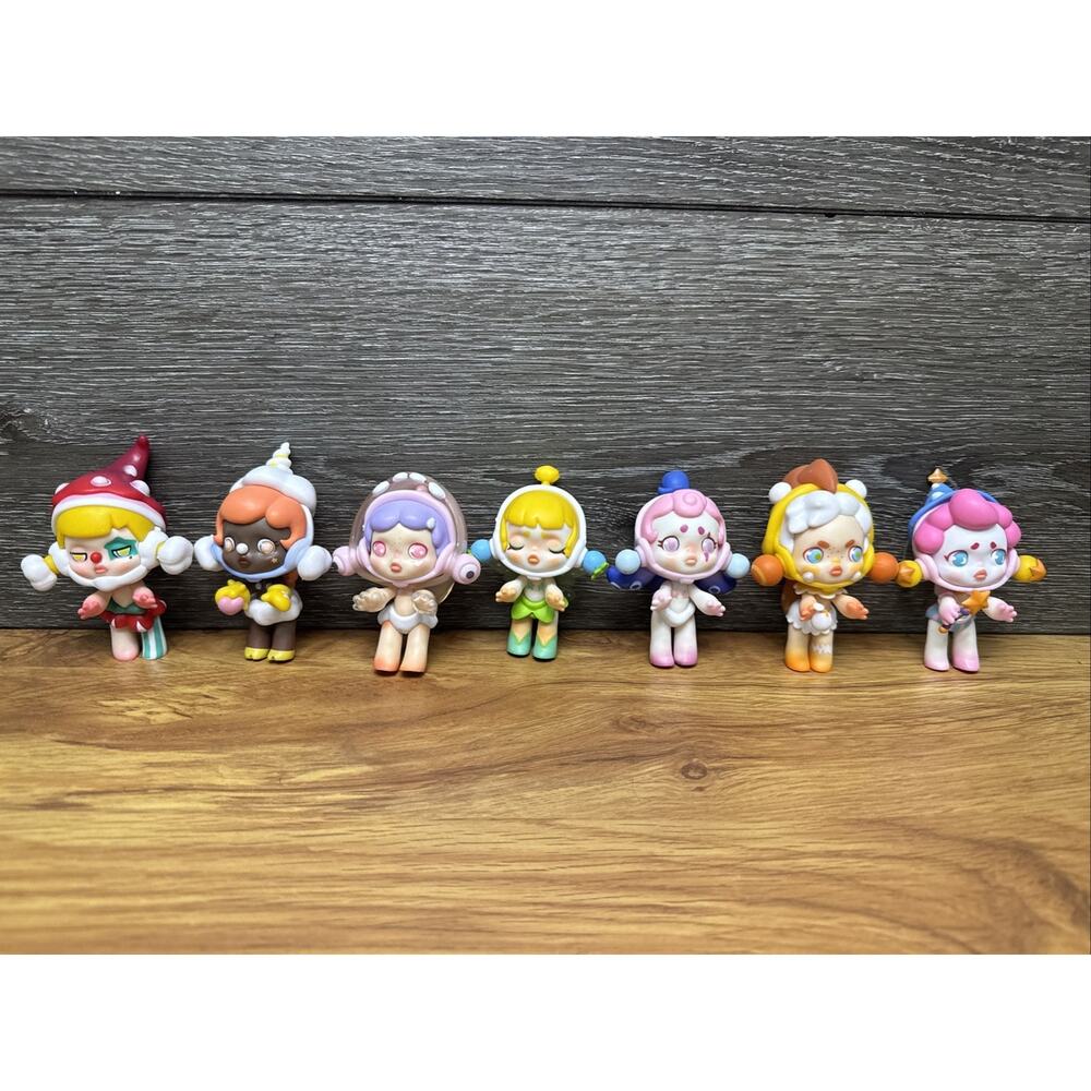 Skullpanda Candy Monster Town Series Set Of 7 Figurines